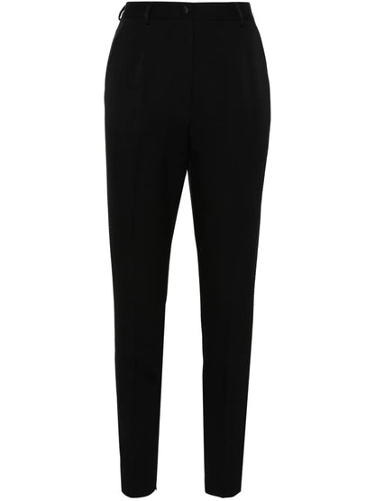 High-Waist Slim-Fit Trousers