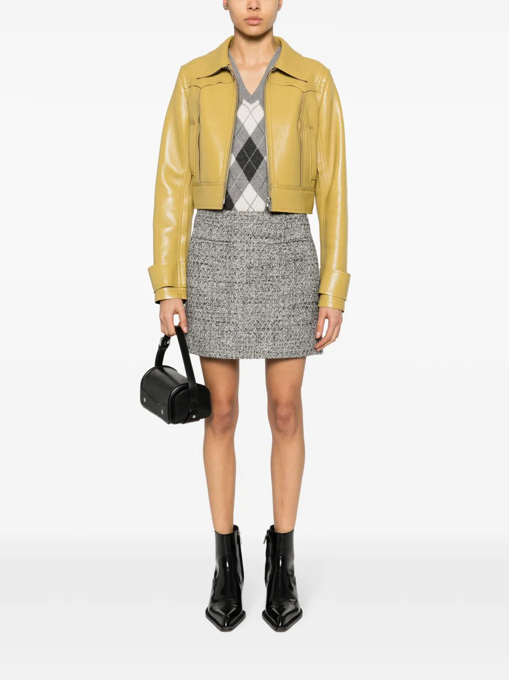 Bouclé Mini Skirt