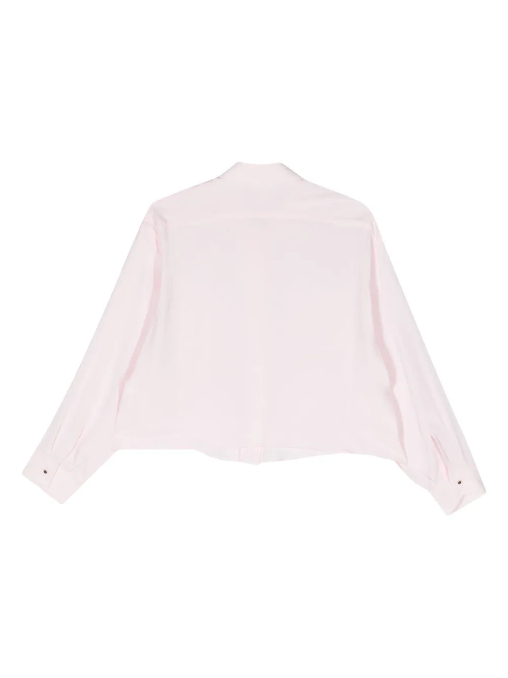 Crepe Cropped Shirt