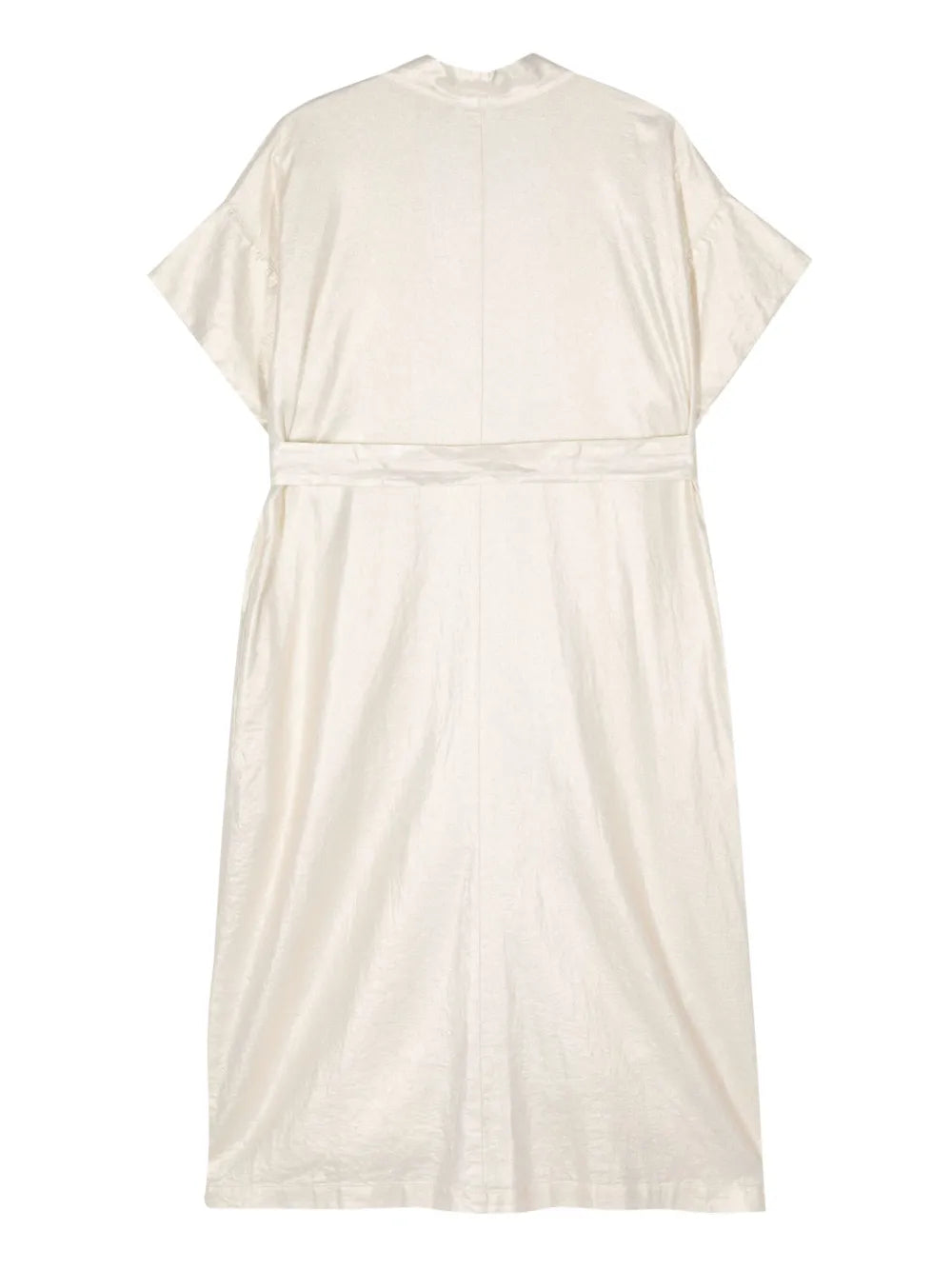 Foiled-Finish Maxi Kimono