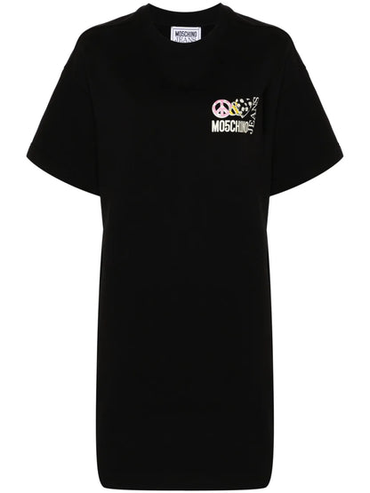 Logo-Print Cotton T-Shirt Dress
