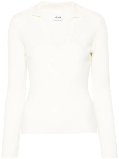 Fine-Ribbed Knitted Top