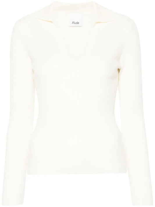 Fine-Ribbed Knitted Top
