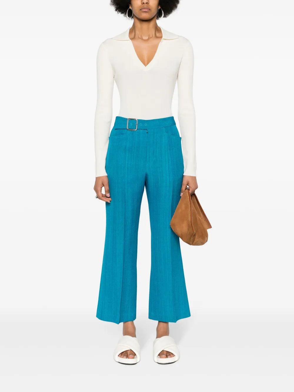 Fine-Ribbed Knitted Top