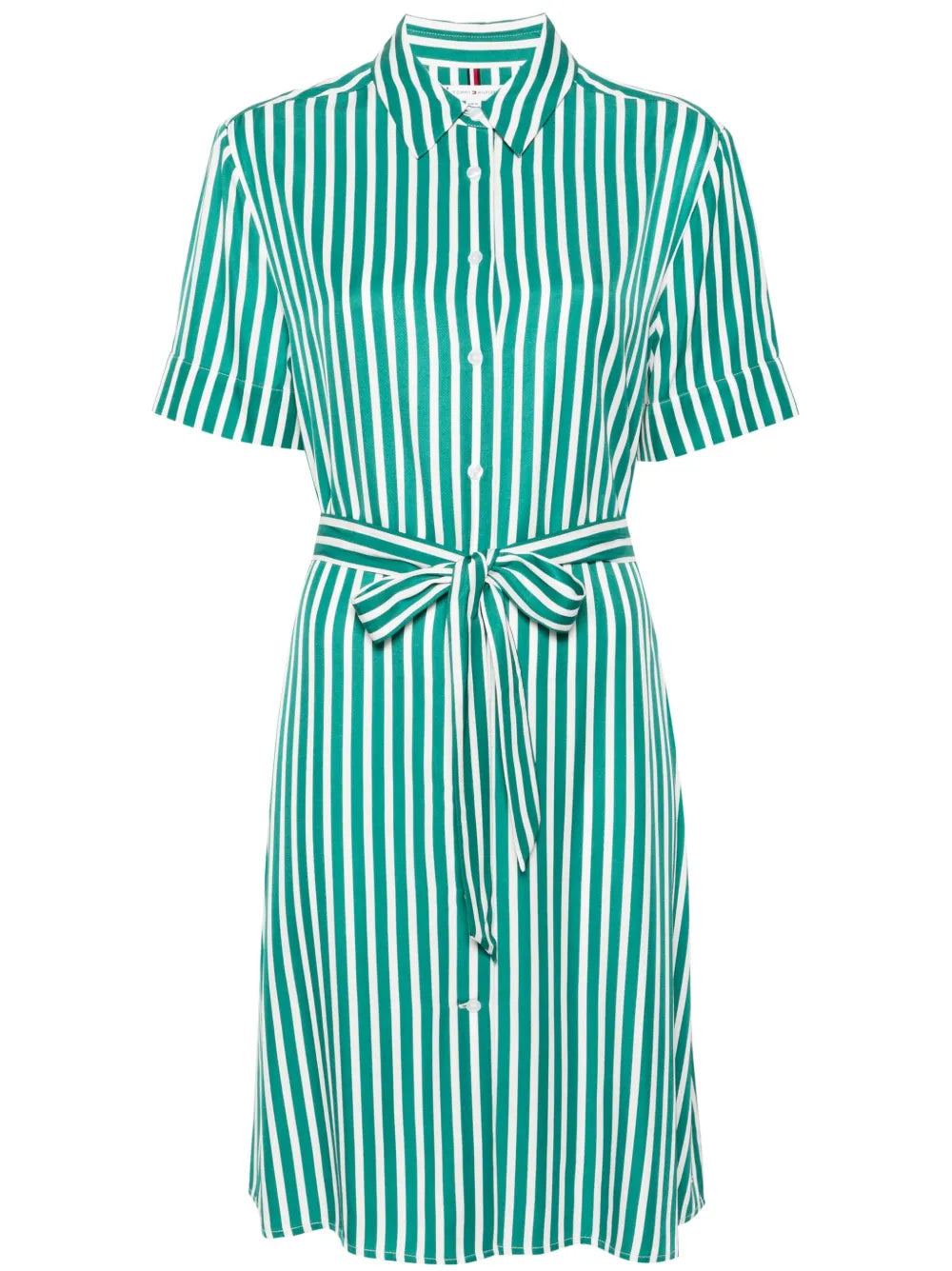 Striped Midi Shirt Dress