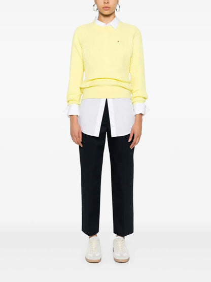 Slim-Cut Cropped Trousers