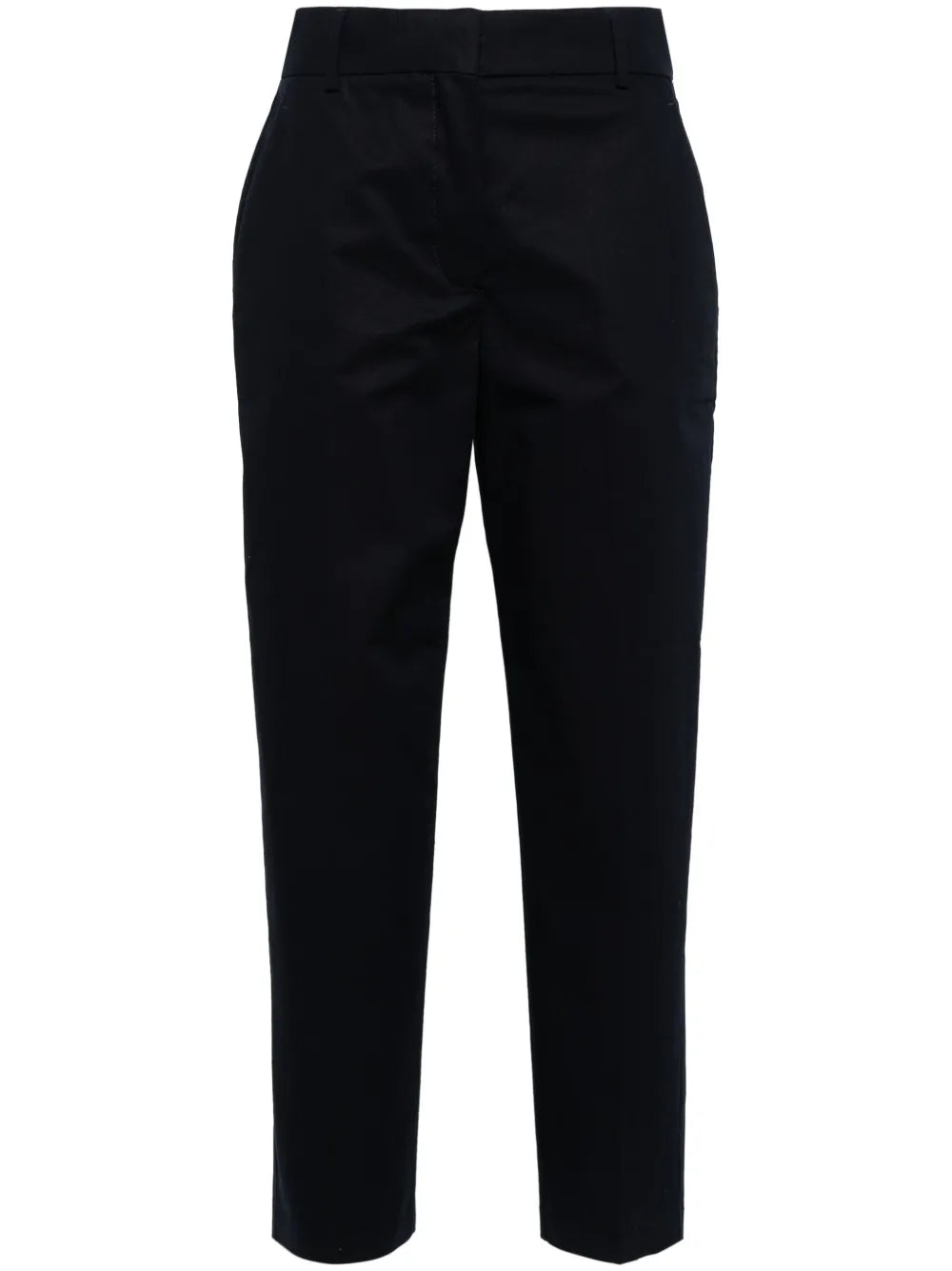 Slim-Cut Cropped Trousers