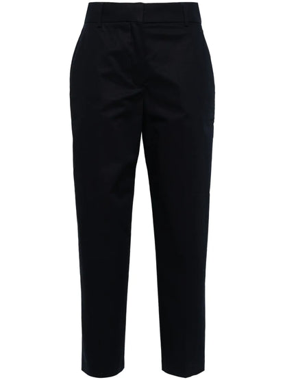 Slim-Cut Cropped Trousers