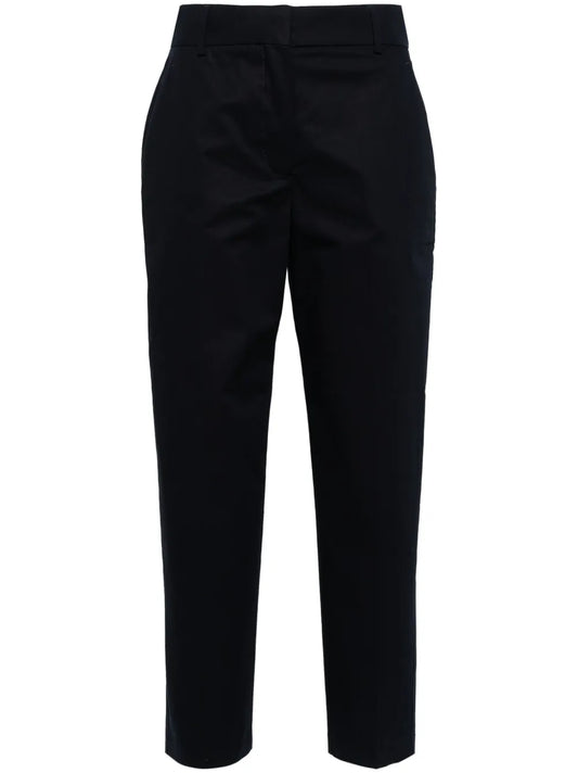 Slim-Cut Cropped Trousers