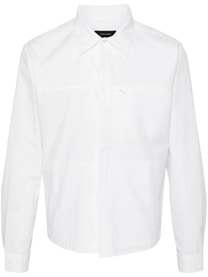 Classic-Collar Cotton Shirt