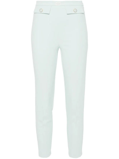 Logo-Plaque Slim-Fit Trousers