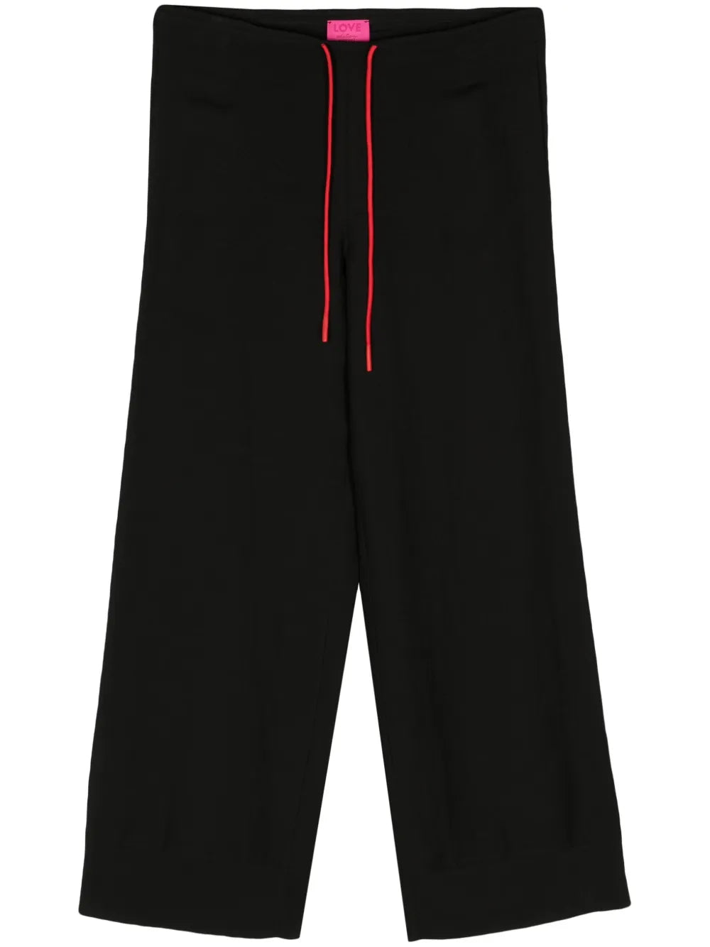 Mid-Rise Wide-Leg Trousers