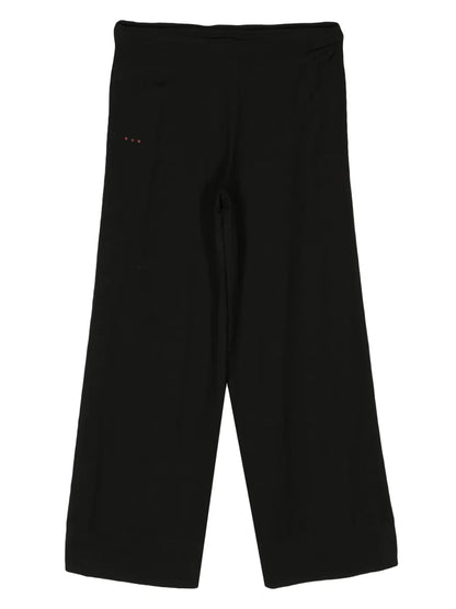Mid-Rise Wide-Leg Trousers