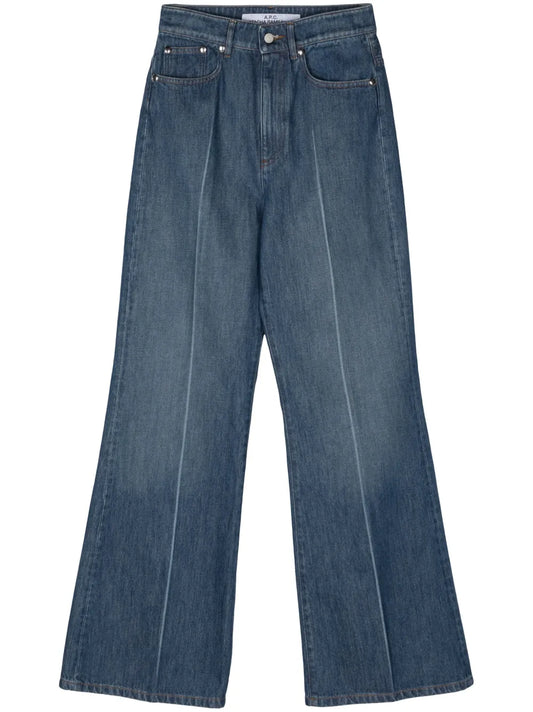 Clienteau High-Rise Wide-Leg Jeans