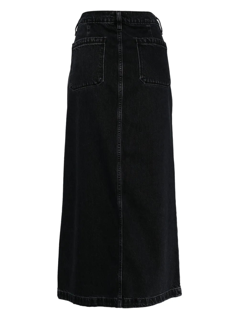 La Bardot Denim Maxi Skirt