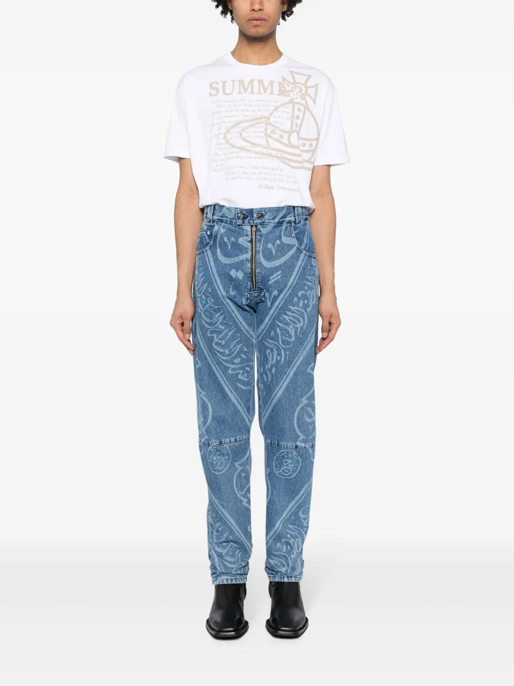 Signature-Orb Logo-Print T-Shirt