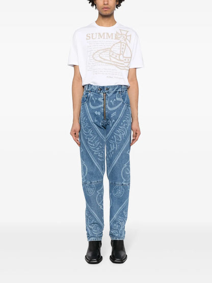 Signature-Orb Logo-Print T-Shirt