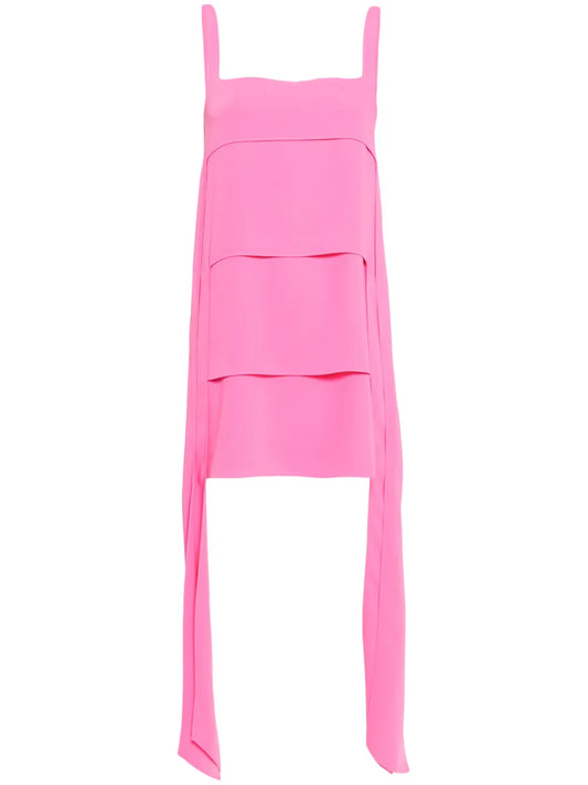 Hazel Tiered Draped Minidress