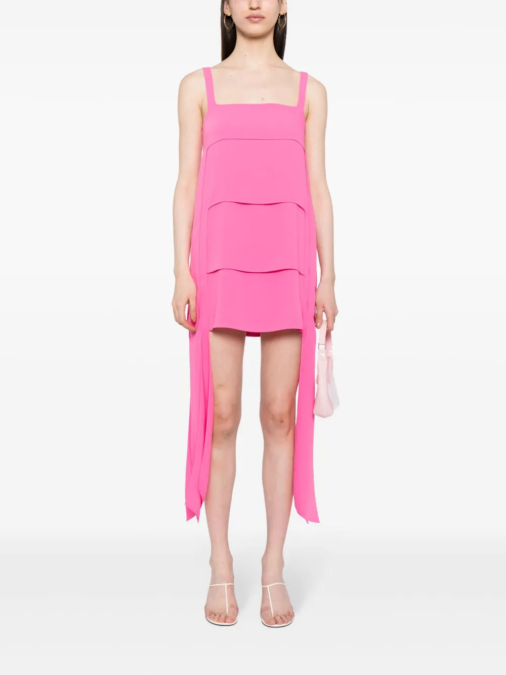 Hazel Tiered Draped Minidress