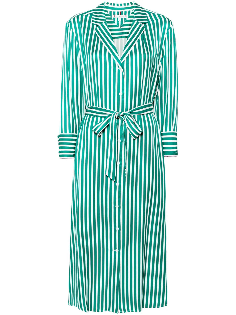 Striped Midi Shirt Dress