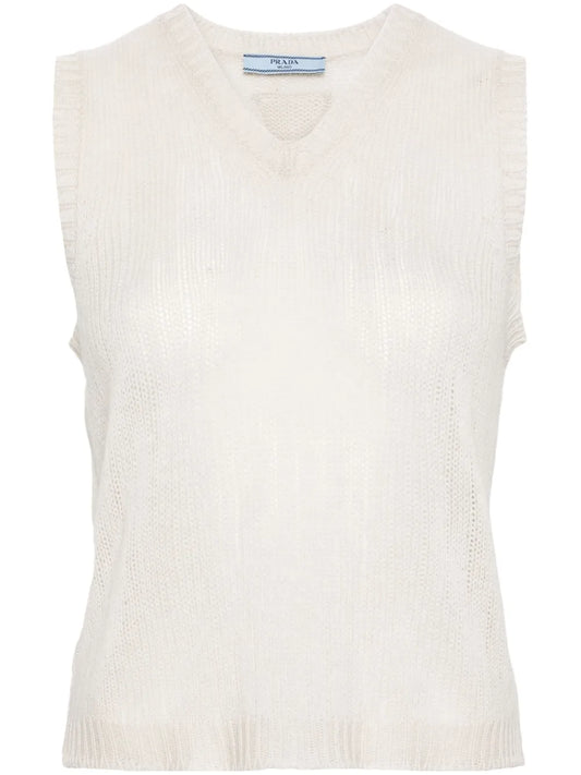 V-Neck Cashmere Vest