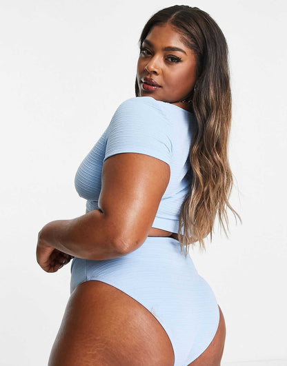 Curve Exclusive Wrap Front Bikini Top