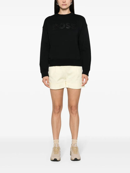 Logo-Patch Cotton Sweatshirt