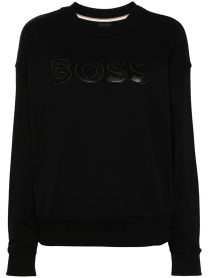 Logo-Patch Cotton Sweatshirt