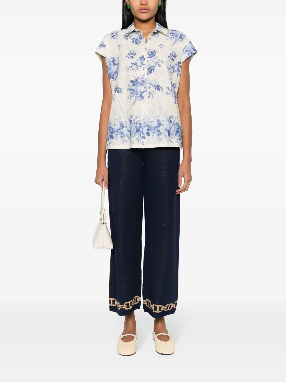 Floral-Print Shirt