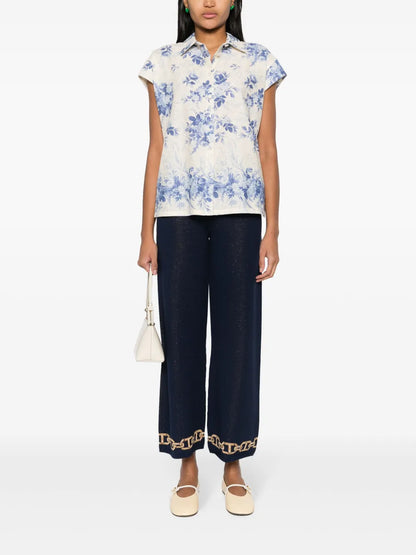 Floral-Print Shirt