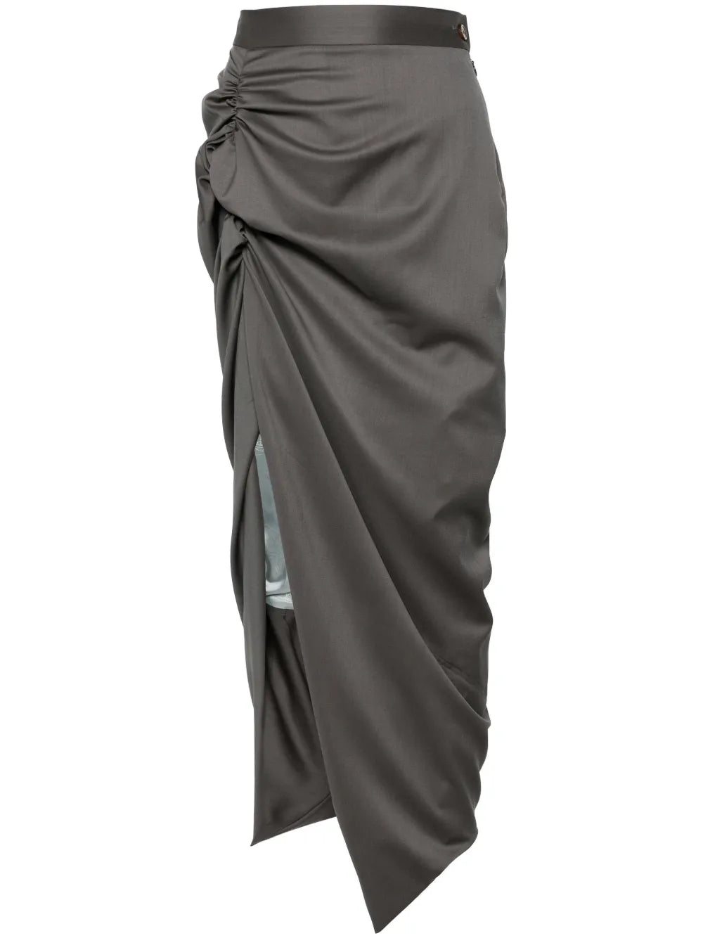 Panther Gathered Maxi Skirt