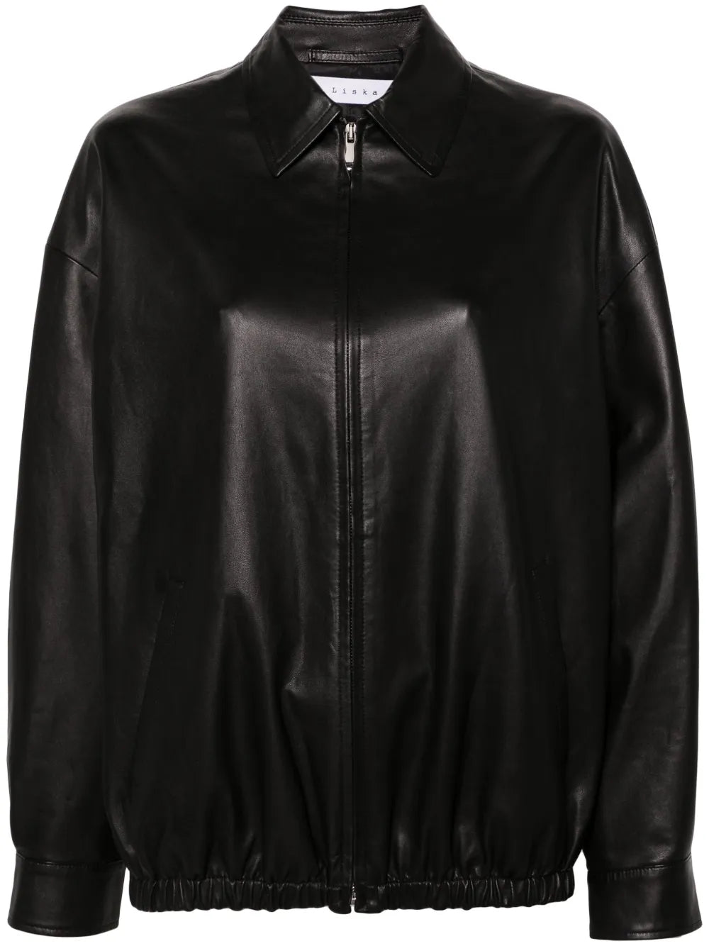 Zip-Up Leather Jacket