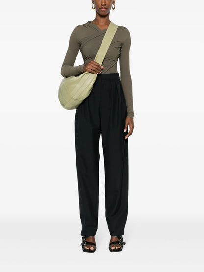 Pleat-Detail Tailored Trousers