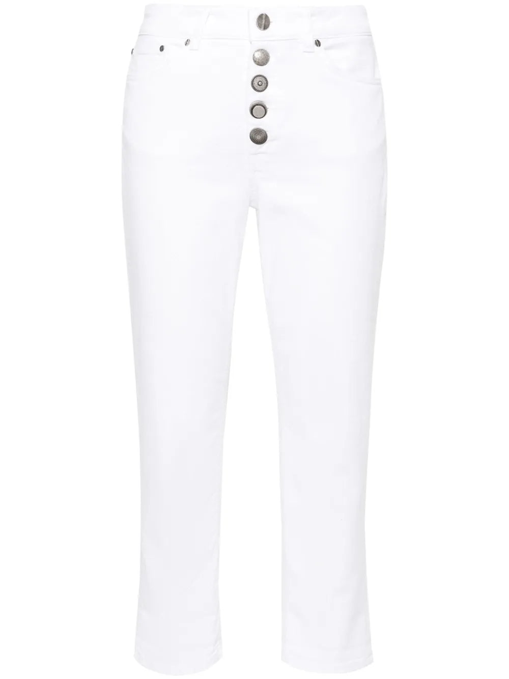 Mid-Rise Cropped Jeans