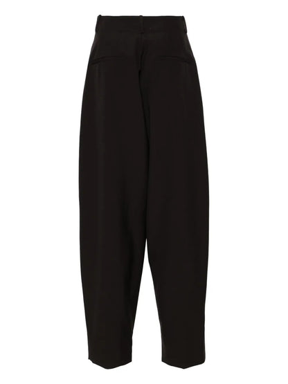 Pleated Wide-Leg Trousers