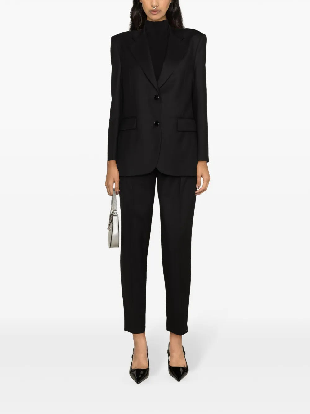 Single-Breasted Virgin Wool Blazer