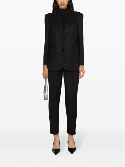 Single-Breasted Virgin Wool Blazer