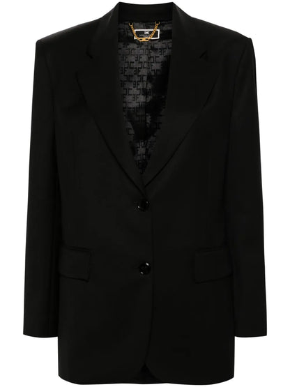 Single-Breasted Virgin Wool Blazer
