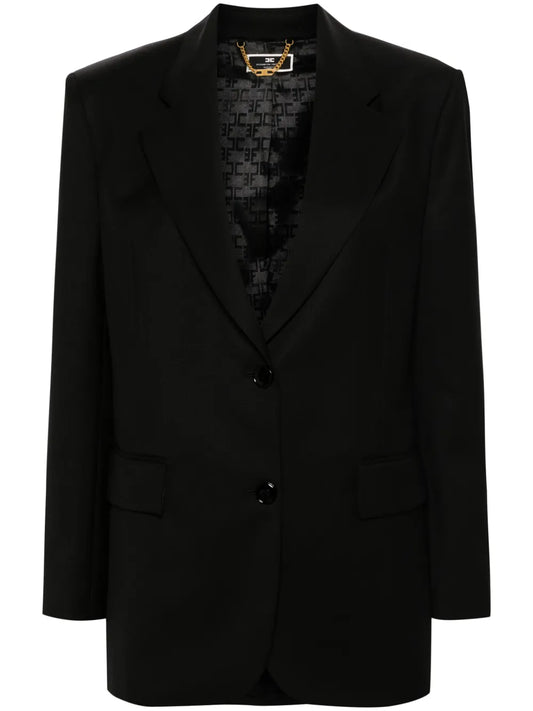 Single-Breasted Virgin Wool Blazer