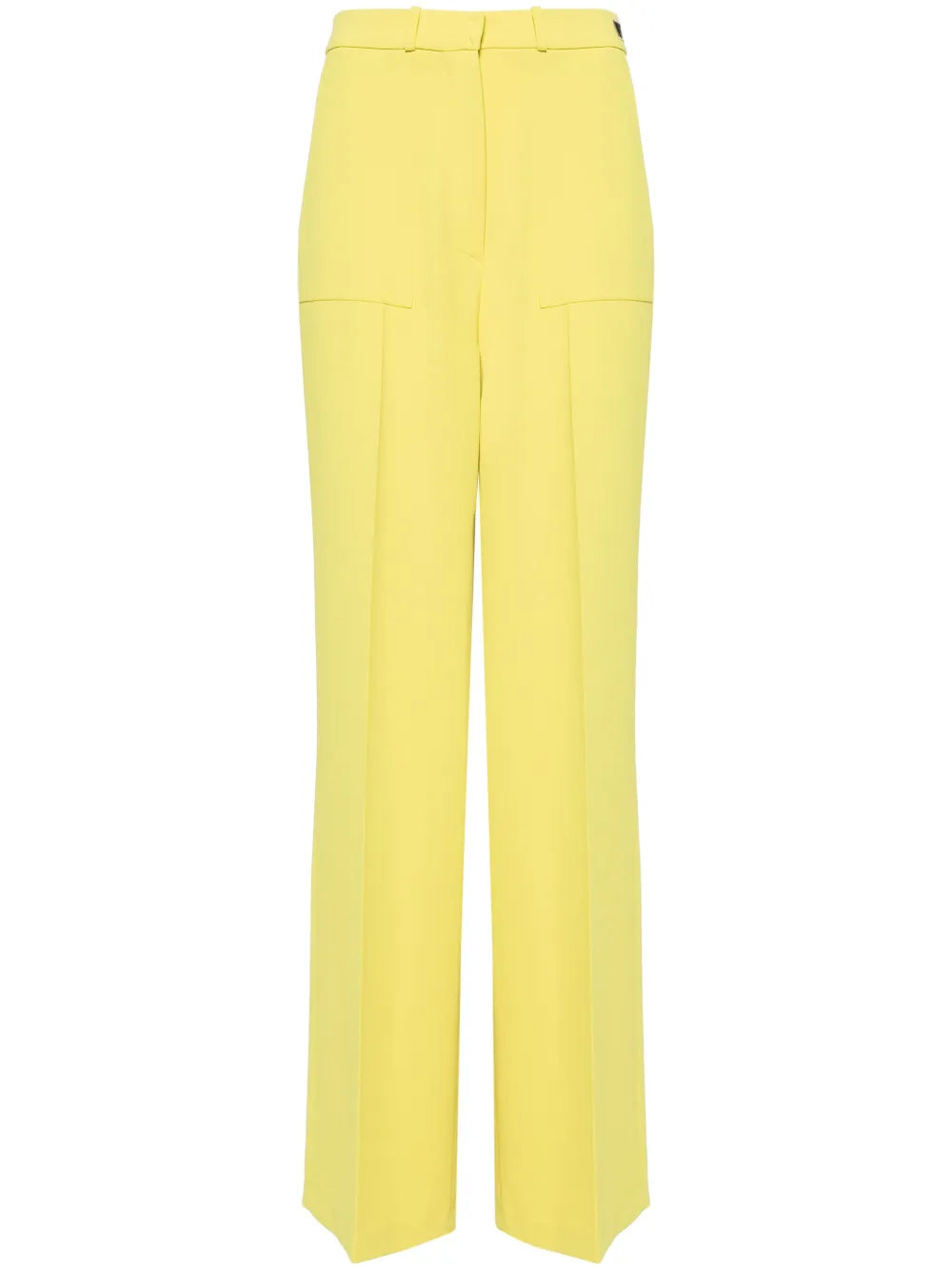 Wide-Leg Crepe Trousers