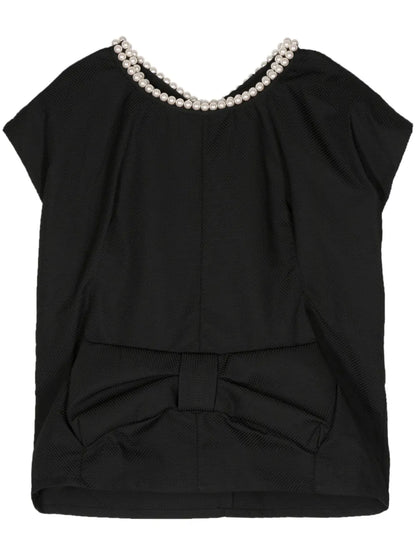 Bow-Detail Sleeveless Top