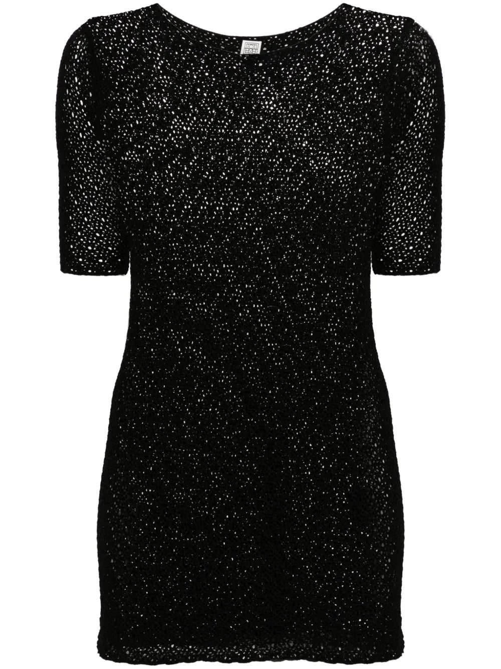 Bardot-Neck Sheer Jumper