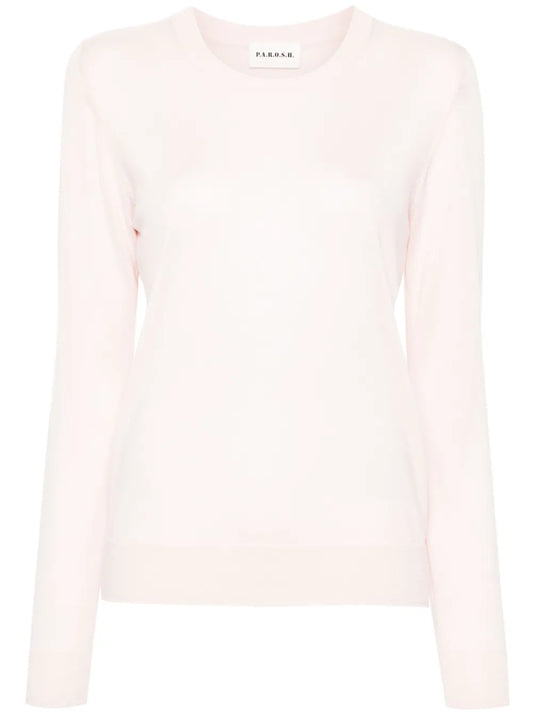 Wool-Silk-Blend Jumper