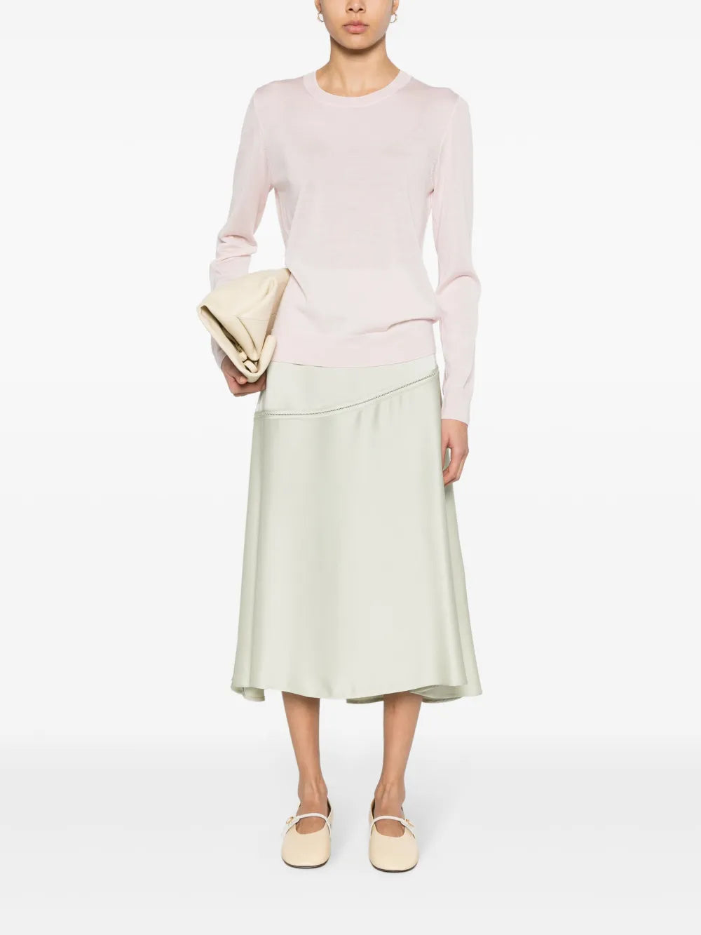 Wool-Silk-Blend Jumper