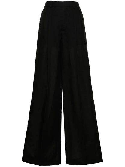 Wide-Leg Sailor Trousers