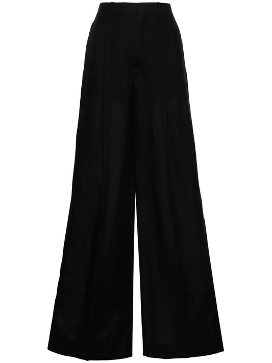 Wide-Leg Sailor Trousers