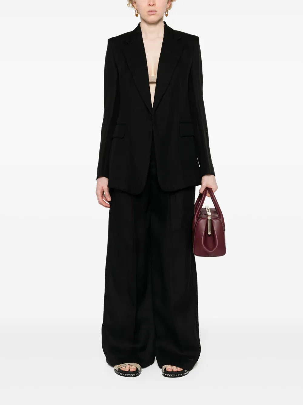 Wide-Leg Sailor Trousers