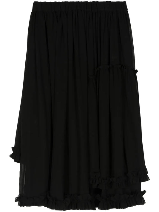 Ruffled Layered Design Skirt
