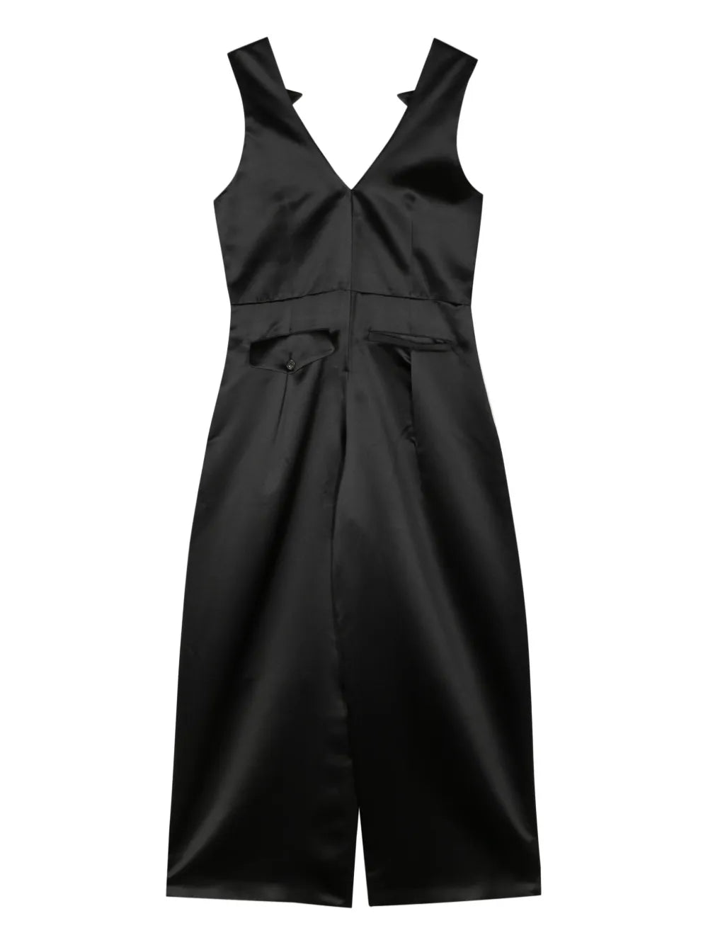 Sleeveless Satin Jumpsuit