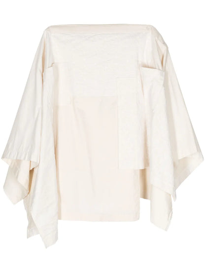 Panelled Draped Skirt